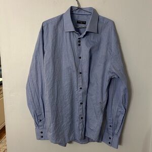 Masutto made in Italy men’s button-down, long sleeve shirt size 2 XL